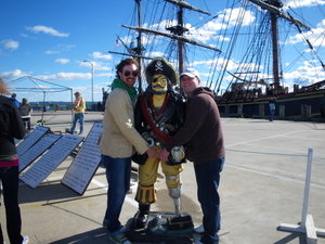 Me, Eric and A Pirate, St Andrews, Canada