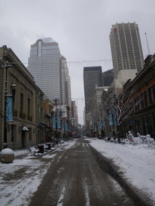 Stephen Ave In The Snow