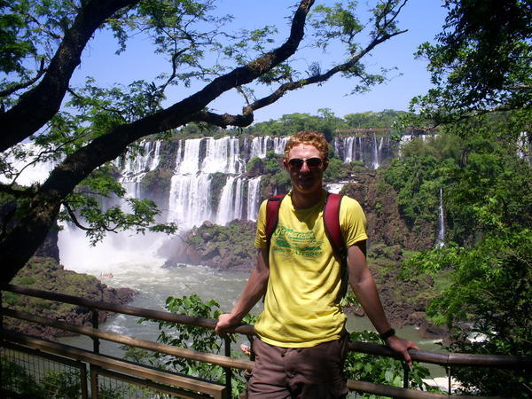 Me infront of the Iguazu Falls