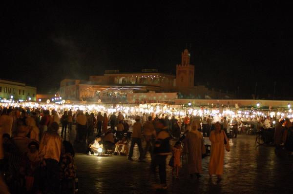 market at night   