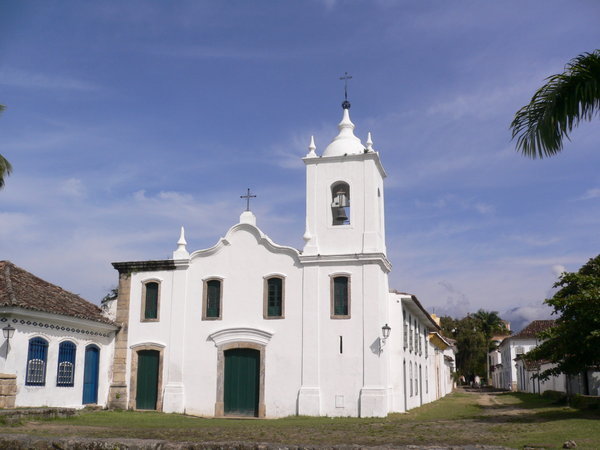 Colonial church in Paraty