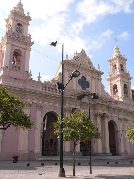Pink cathedral, Salta