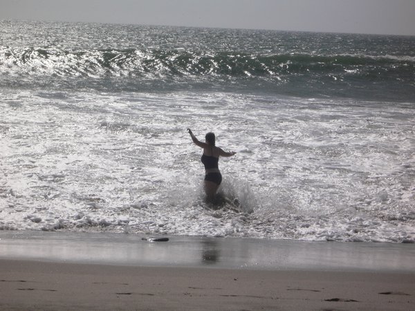 Brim jumping in the Pacific!