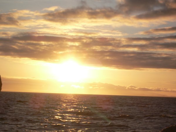 Sunset on the Galapagos