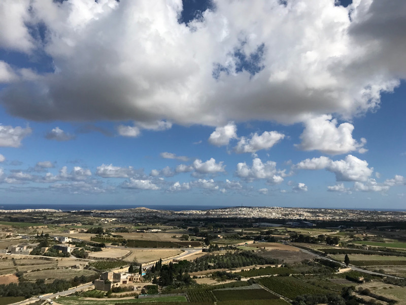 View from the wall - Mdina