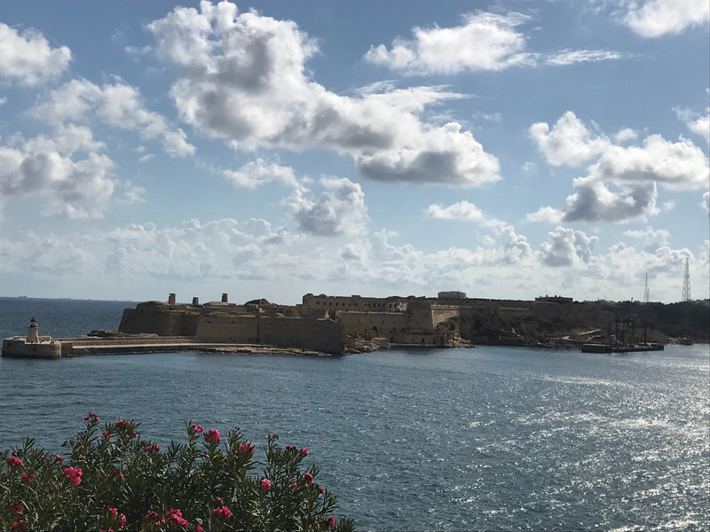 View of Fort Ricasoli from Valletta