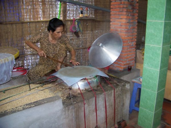 Making rice paper