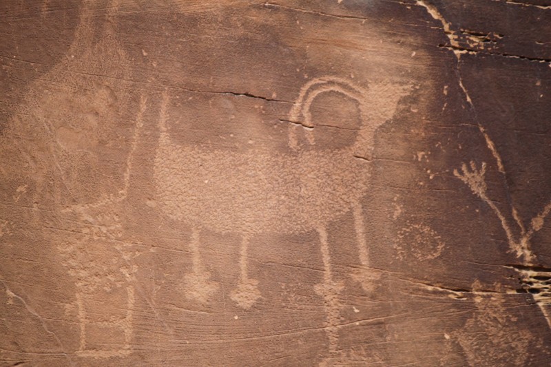 Petroglyphs at DNM
