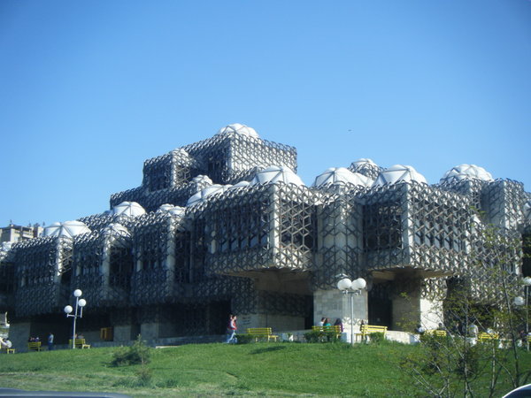 Beautiful Library at the University of Kosovo!