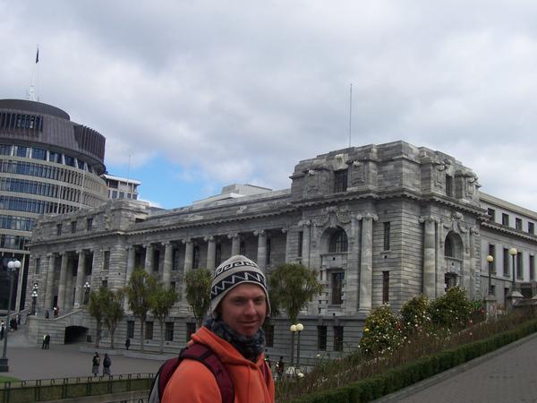 Fred at Parliament Building
