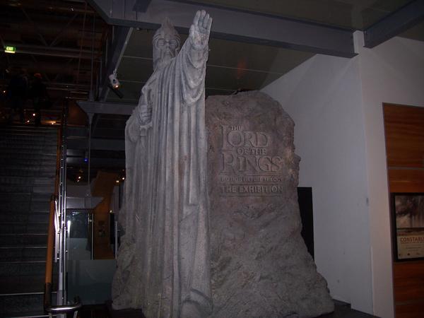 Lord of the Rings Exhibition entrance