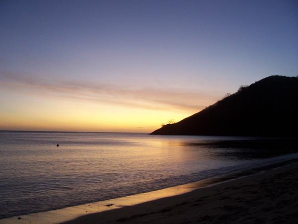 Sunset at White Sandy Beach