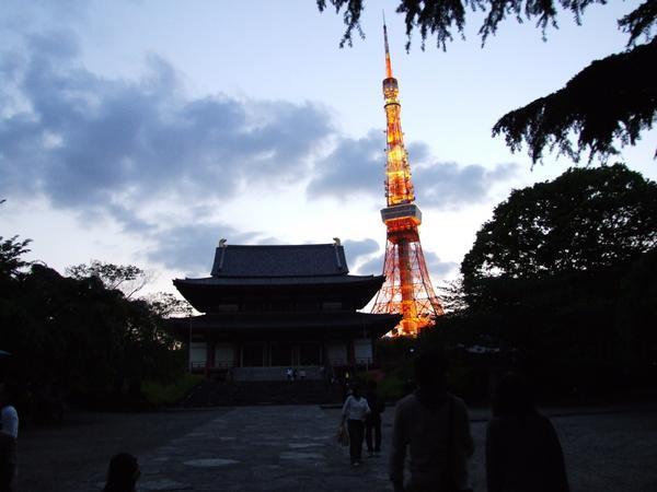 Tokyo Tower and a Temple whose name I do not remember.