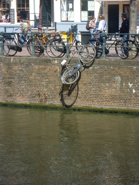 the reason why they find 25000 bikes a year in the canals