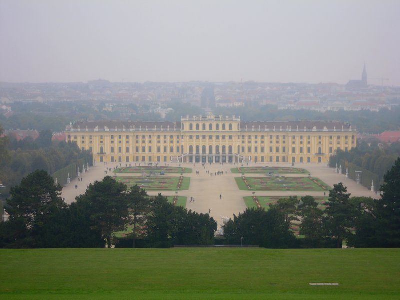 The palace from the hill