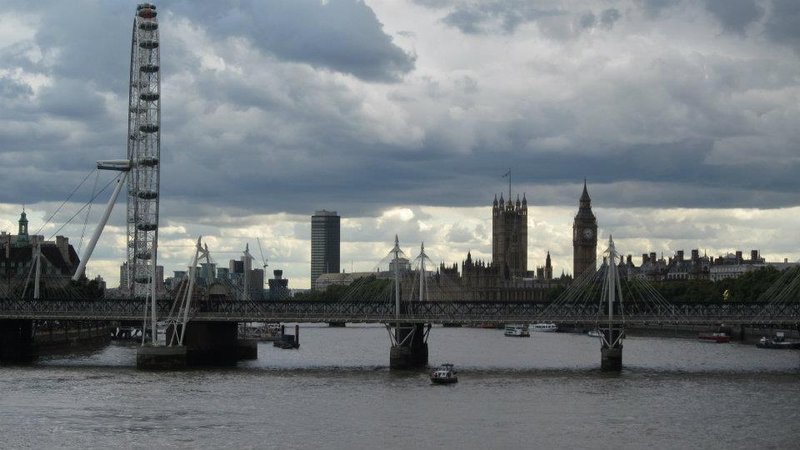 Thames river skyline