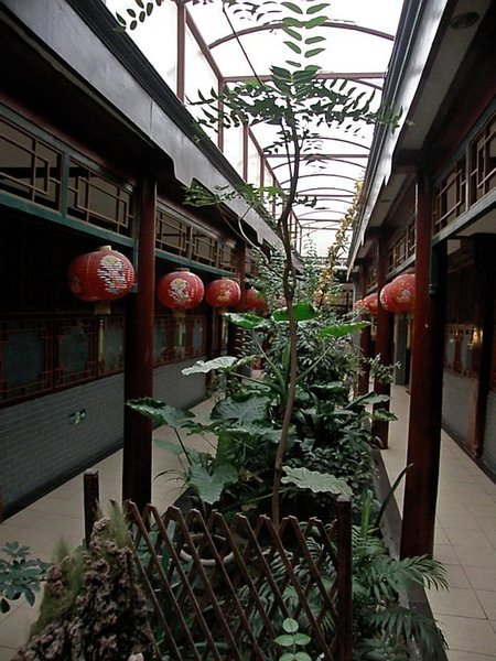 The Hutong Courtyard Inside our Hostel
