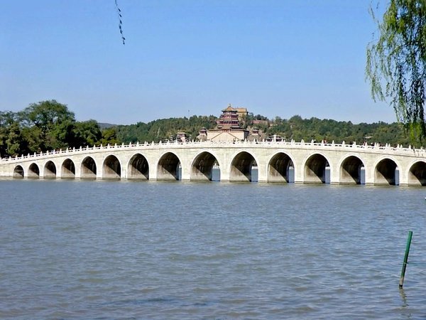 17-Arch Bridge and Summer Palace in Background