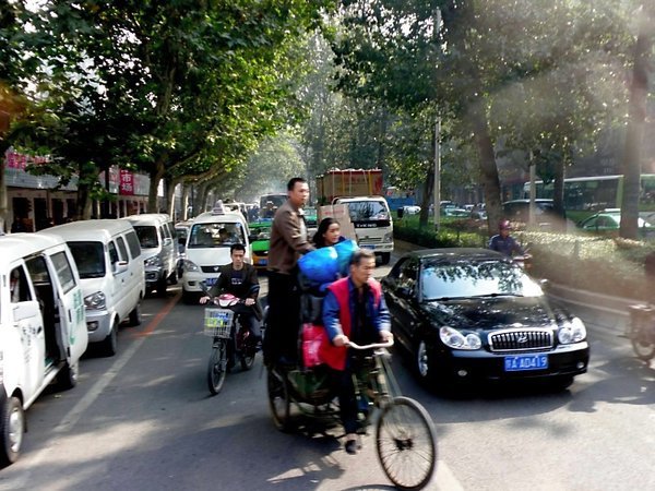 Typical Rush Hour in Xi'an