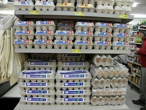 Eggs on a Shelf...No Refrigerated Eggs Here!