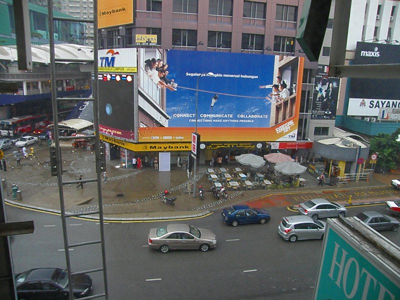 Our View of Bukit Bintang from Our $13-a-Night Hostel Room