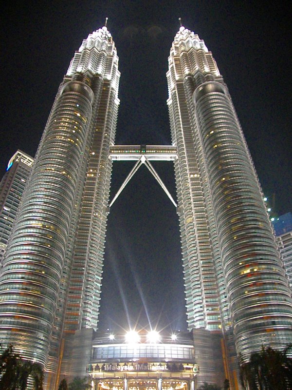 Glittering Petronas Towers, Kuala Lumpur