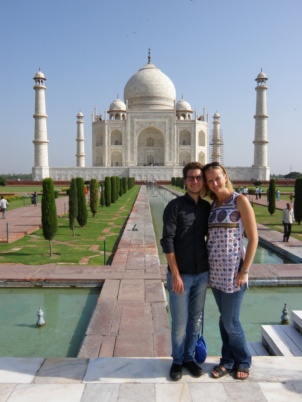 In Front of the Taj