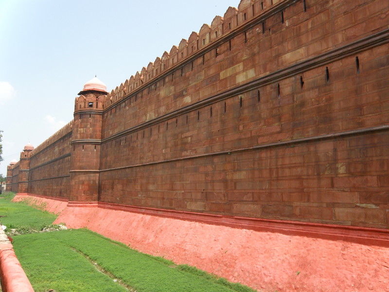 Imposing Walls of the Red Fort