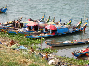 River Boats on Tonle Sap