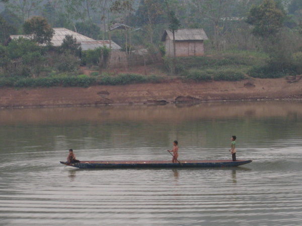 Boys on the lake...Vieng Xai