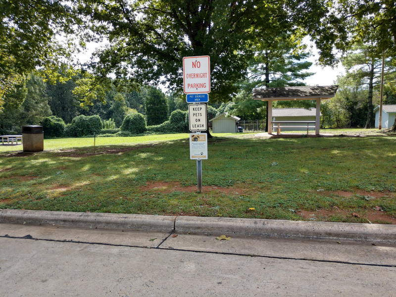 A Rest Stop with No Overnight Parking