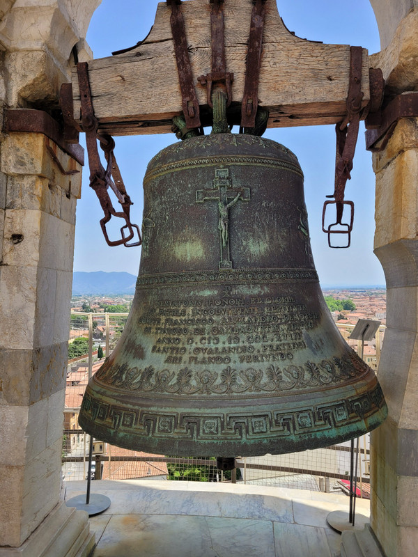 The ancient bell on the roof