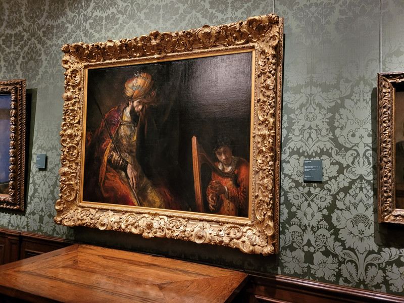 A Rembrandt: Saul and David