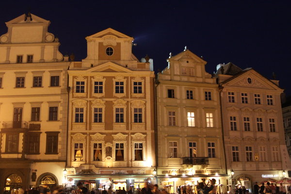 The Square at night