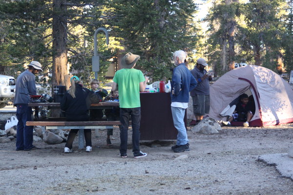Camp at Trailhead
