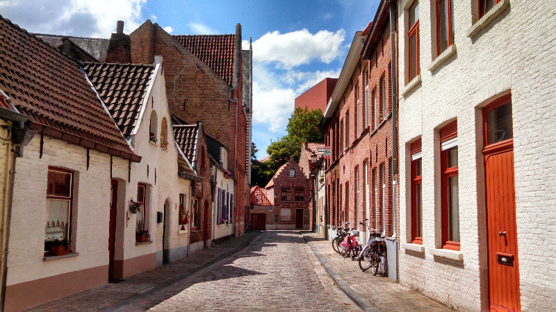 A Little Street In Bruges