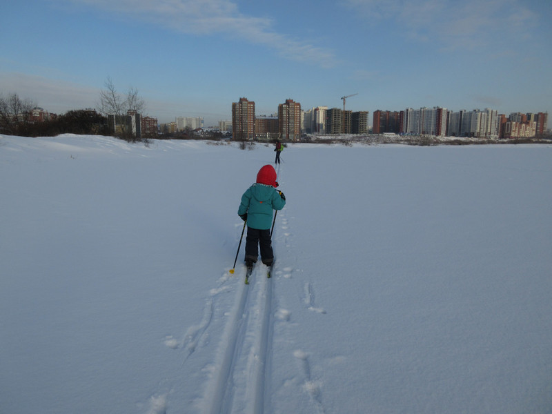 First ski in Russia