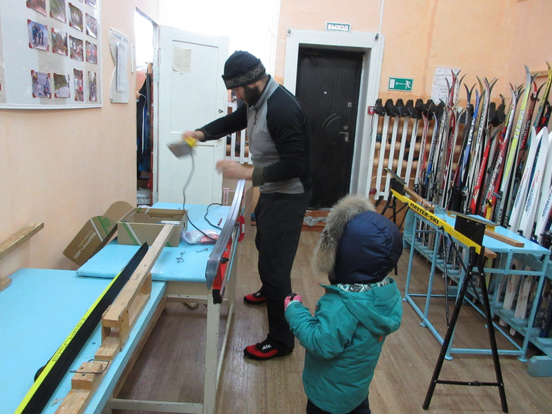 Baikalsk Ski Team Wax Room