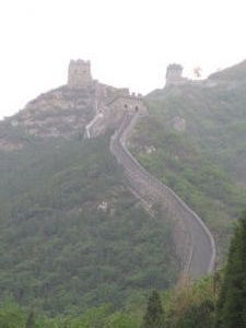 Passing a piece of Great Wall