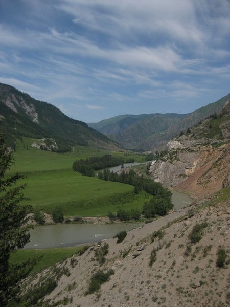 Winding through Respublic Altai, Southern Russia