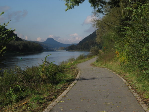 Elbe River bike path, Germany