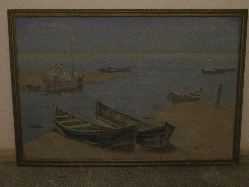 Painting of the Aral Sea, 1977