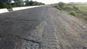 some bumpy road in Uzbekistan