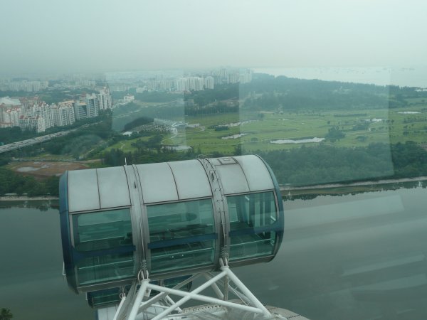 View of Singapore from the Singapore Flyer