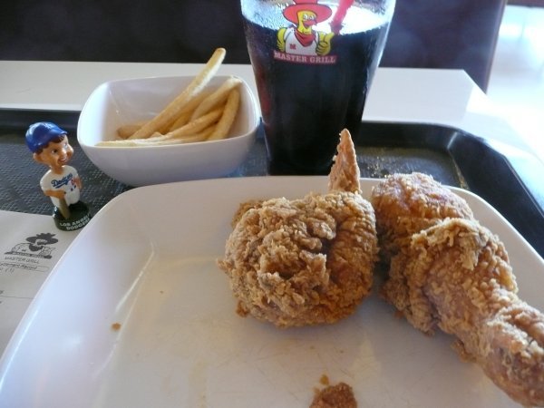 Some fried chicken from Master Grill