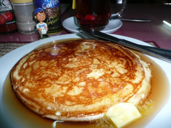 Pancakes from my hotel restaurant