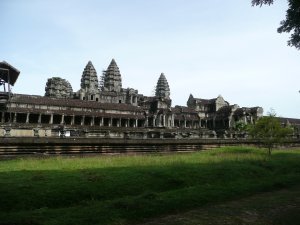 View of the backside of Angkor Wat