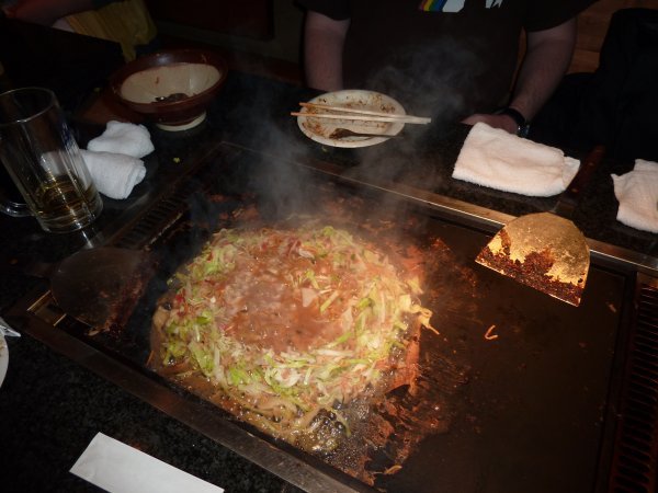 The Tokyo version of the Okonomiyaki