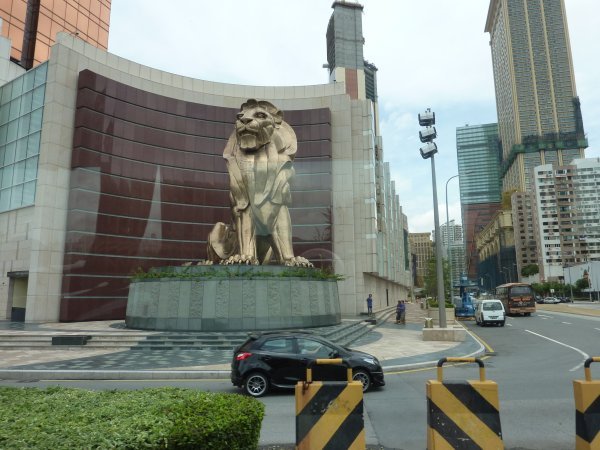 The Lion outside MGM