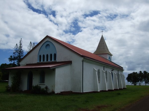 Eglise en bord de mer vers Yaté